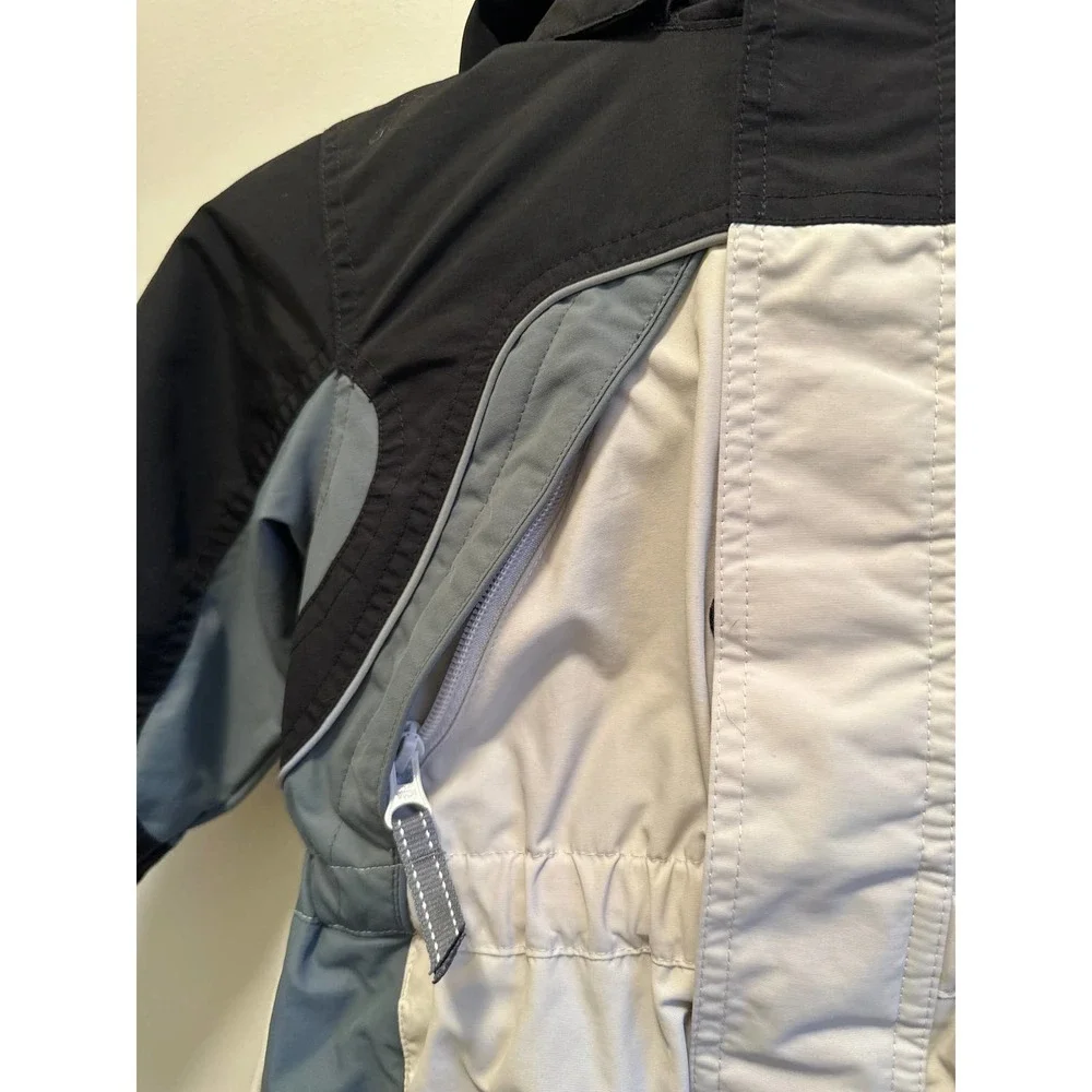 Lands End Kids Winter Jacket Full‎ Zip Up Long Sleeve Hooded, Black Size 3T